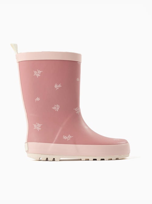 Bottes de pluie avec imprimé floral - Kiabi