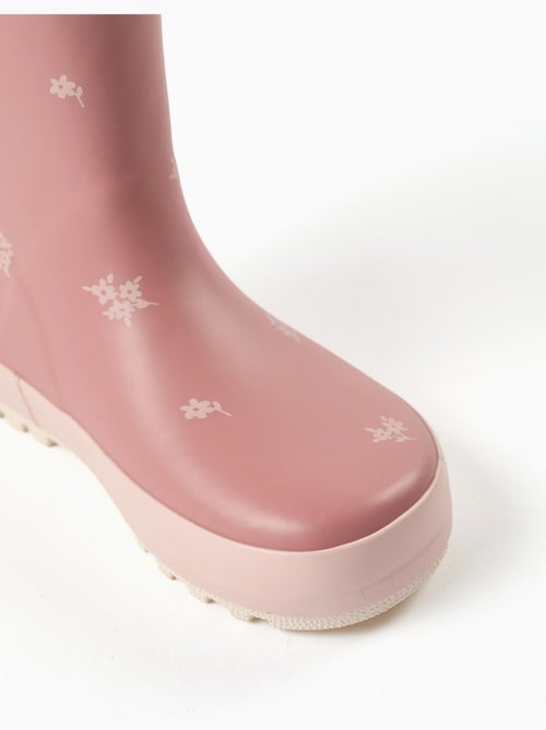 Bottes de pluie avec imprimé floral - Kiabi