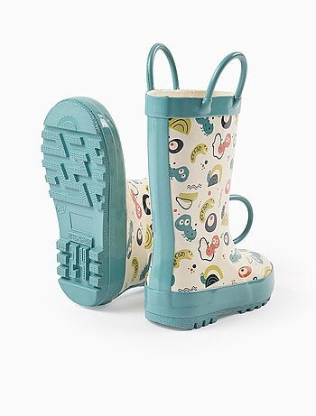 Bottes de Pluie avec Motif et Ailes
