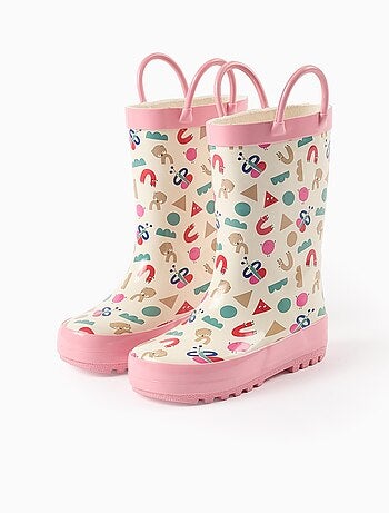 Bottes de Pluie avec Motif et Ailes