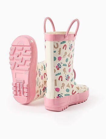 Bottes de Pluie avec Motif et Ailes