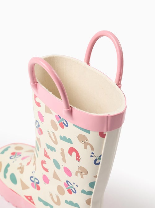 Bottes de Pluie avec Motif et Ailes - Kiabi