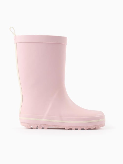 Bottes de Pluie avec Rayures Contrastées - Kiabi