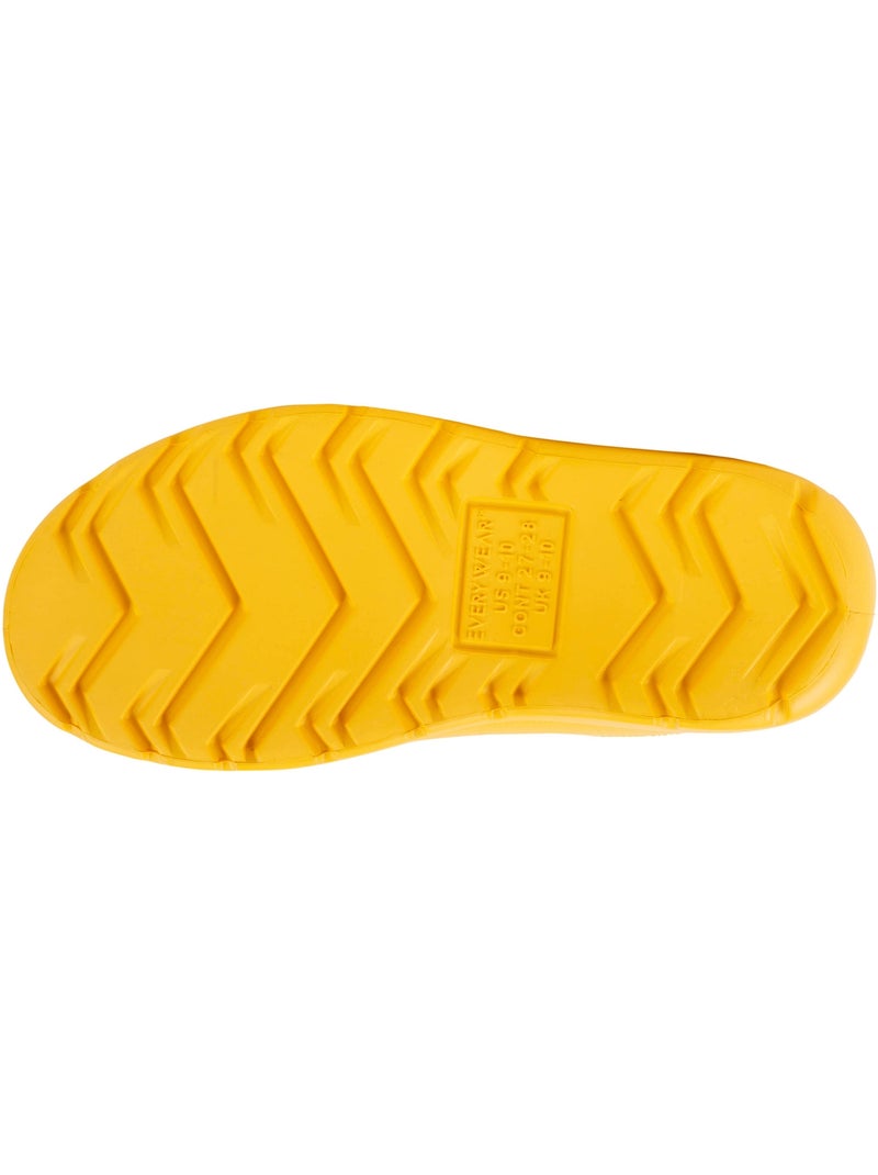 Bottes de pluie basses, technologie everywear, confortables, résistantes et légères  isotoner Jaune - Kiabi