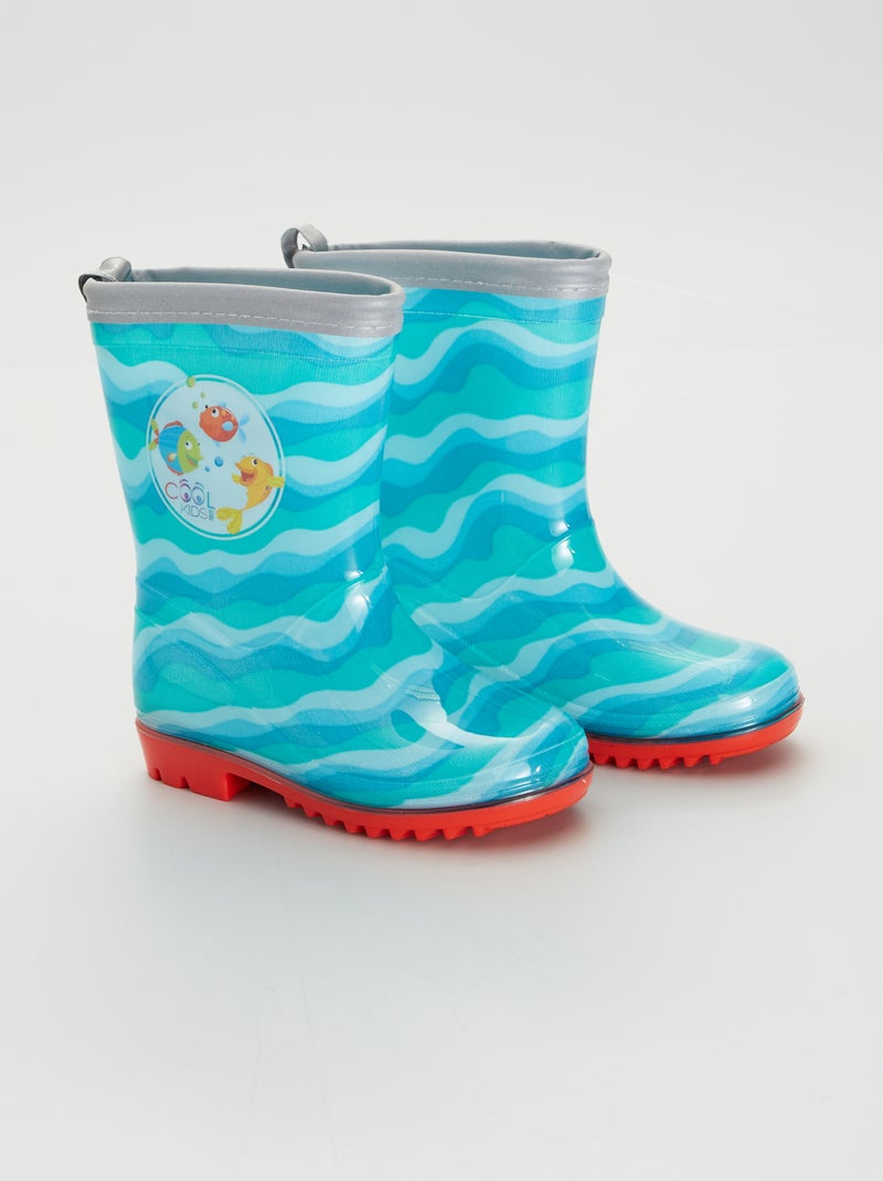 Bottes de pluie bleu - Kiabi