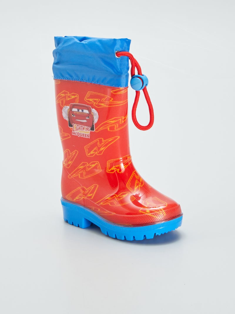 Bottes de pluie 'Cars' 'Disney' 'Pixar' Rouge - Kiabi