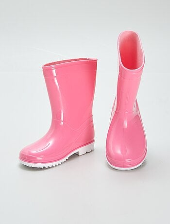 Bottes de pluie colorées
