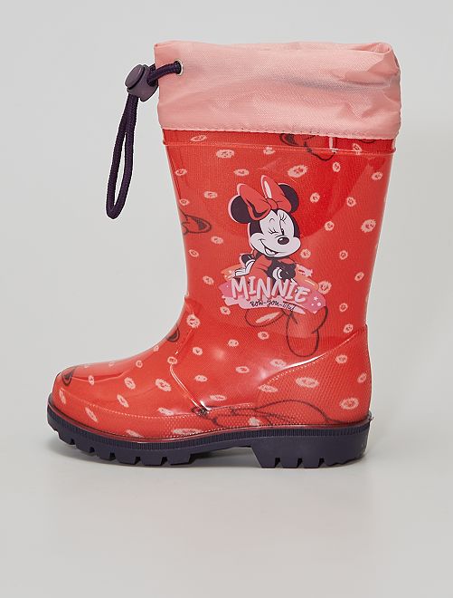 Bottes de pluie 'Disney' 'Minnie'                             rose 
