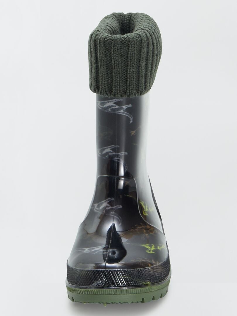 bottes de pluie doublées fille