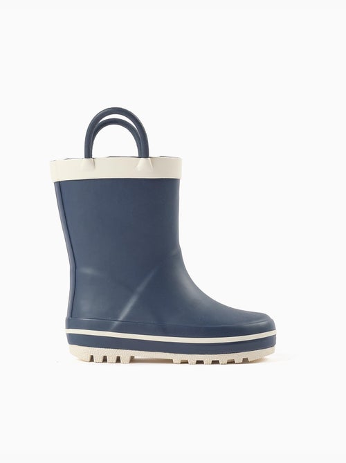 Bottes de pluie en caoutchouc avec anses - Kiabi Bottes de pluie en caoutchouc avec anses - Kiabi