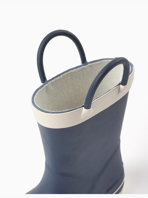 Bottes de pluie en caoutchouc avec anses - Kiabi Bottes de pluie en caoutchouc avec anses - Kiabi