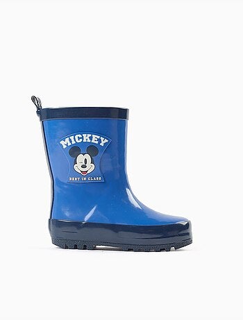 Bottes de pluie en caoutchouc avec imprimés mickey