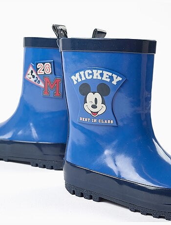Bottes de pluie en caoutchouc avec imprimés mickey