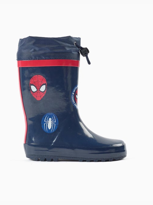 Bottes de pluie en caoutchouc avec imprimés spider-man - Kiabi
