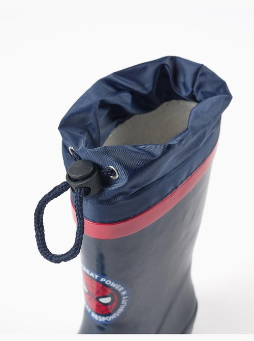 Bottes de pluie en caoutchouc avec imprimés spider-man - Kiabi