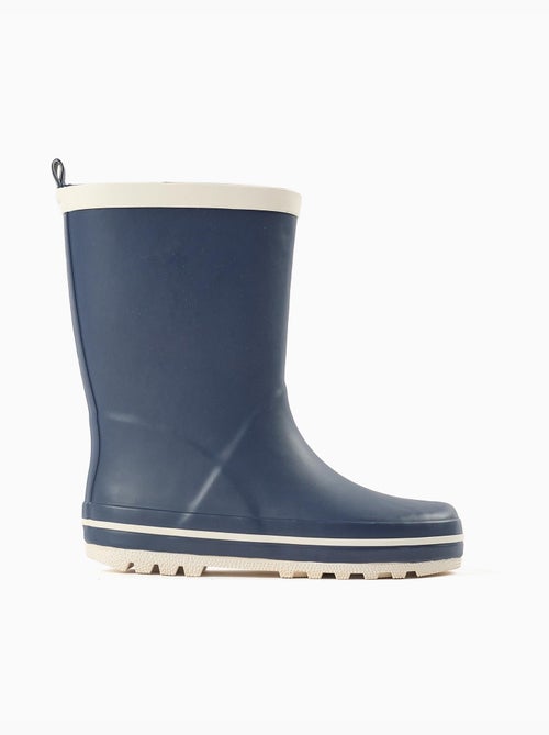 Bottes de pluie en caoutchouc avec semelle antidérapante - Kiabi Bottes de pluie en caoutchouc avec semelle antidérapante - Kiabi