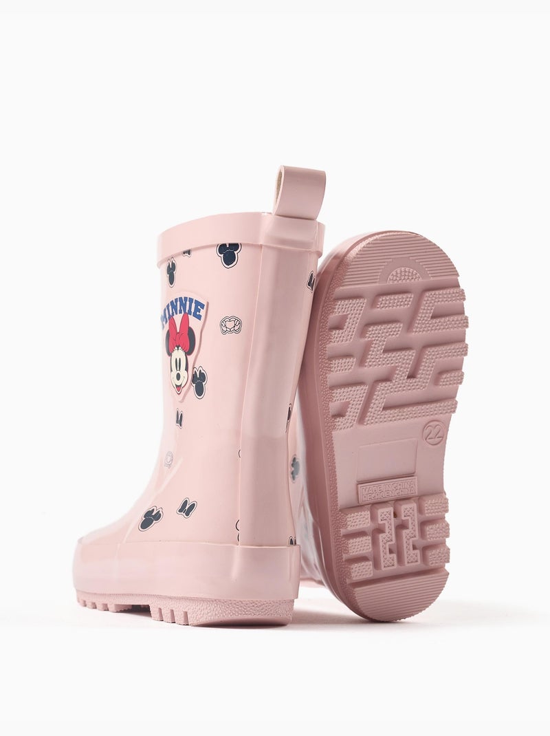 Bottes de pluie en caoutchouc Minnie Rose - Kiabi