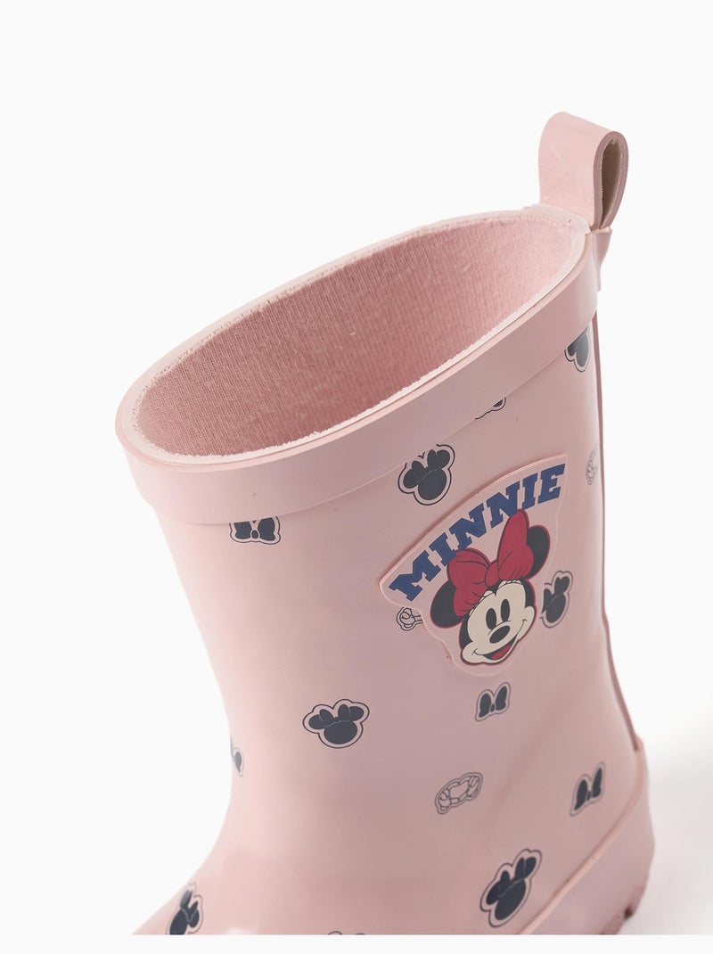 Bottes de pluie en caoutchouc Minnie Rose - Kiabi