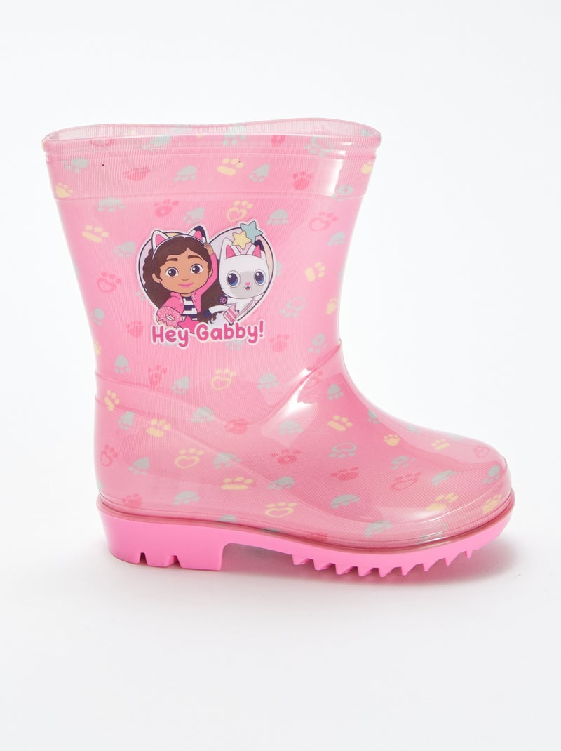 Bottes de pluie 'Gabby et la maison magique' ROSE - Kiabi