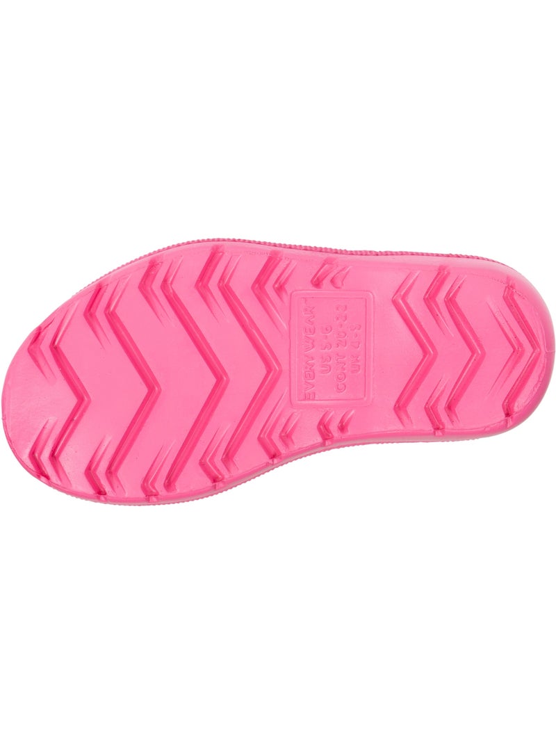 Bottes de pluie hautes, ultra confortables et légères, faciles à enfiler  isotoner Rose - Kiabi