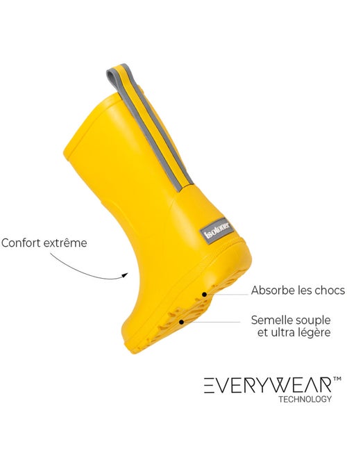 Bottes de pluie hautes, ultra confortables et légères, faciles à enfiler isotoner - Kiabi Bottes de pluie hautes, ultra confortables et légères, faciles à enfiler isotoner - Kiabi