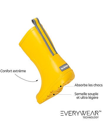 Bottes de pluie hautes, ultra confortables et légères, faciles à enfiler