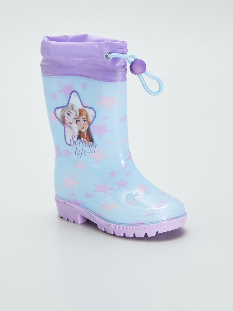 Bottes de pluie 'La Reine des neiges' 'Disney' bleu - Kiabi