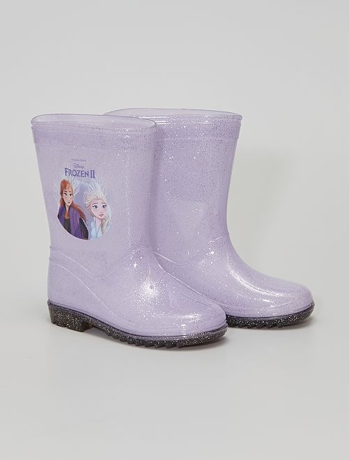 Bottes de pluie 'La reines des neiges'                             violet 
