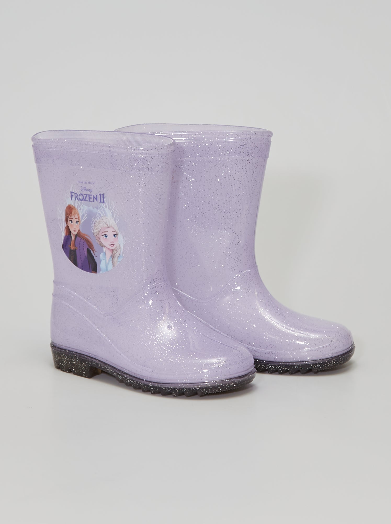 Bottes de pluie La reines des neiges violet Kiabi 15.00