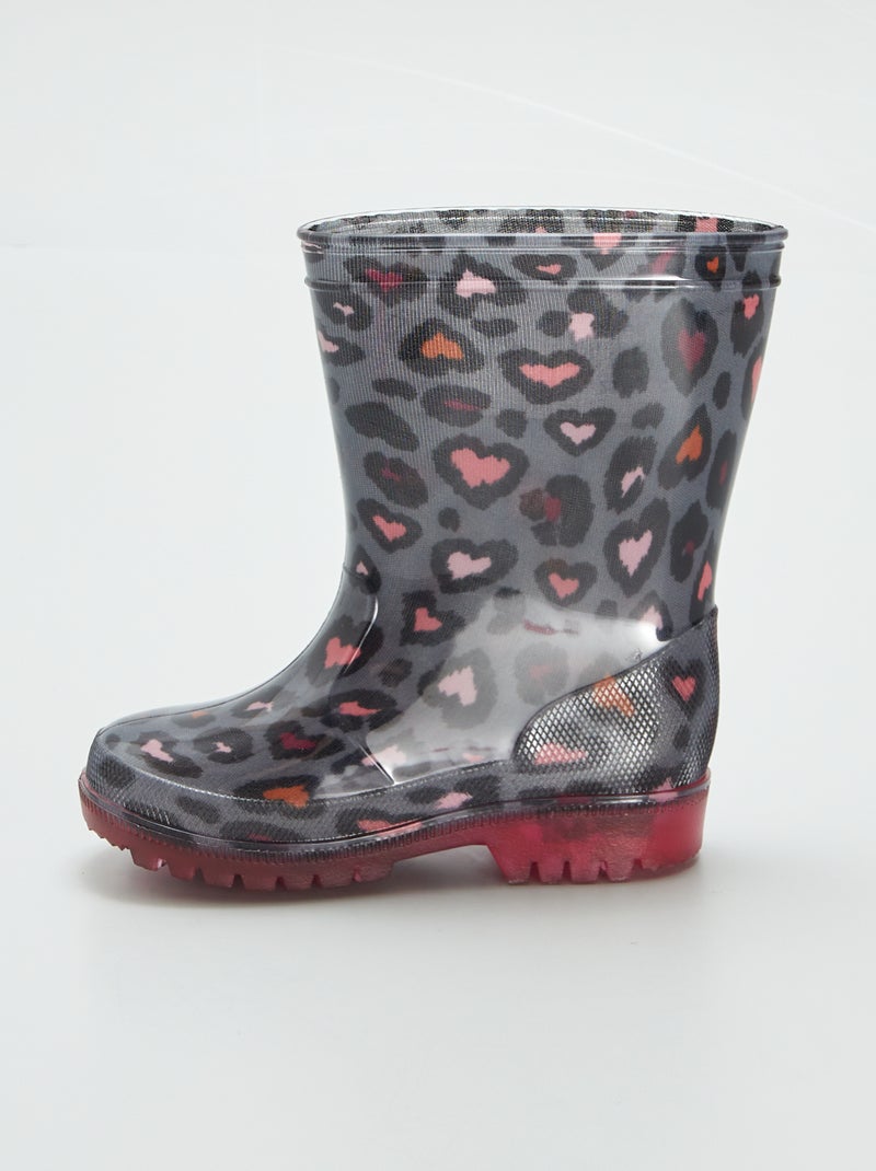 Bottes de pluie léopard Léopard - Kiabi