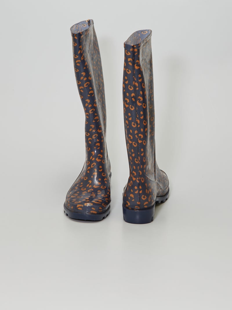 Léopard Bottines De Pluie Femme Bottes De Pluie, Imprimé Léopard