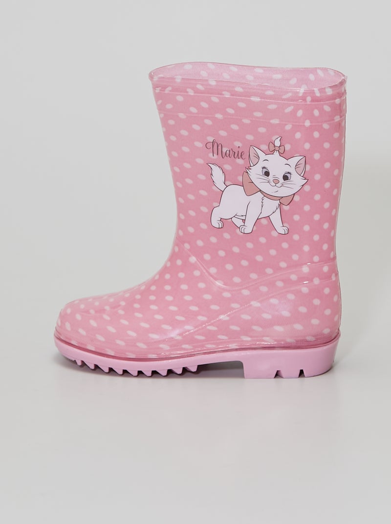 Bottes de pluie 'Les Aristochats' rose - Kiabi