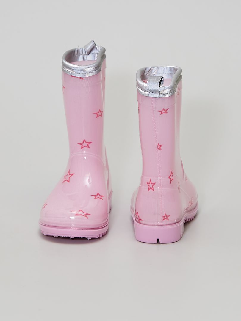 Bottes de pluie copains de boue Licorne LeMieux Rose - Epplejeck