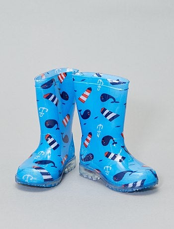 botte de pluie lumineuse garcon