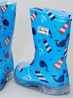 Bottes de pluie lumineuses - Kiabi
