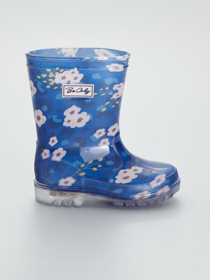 bottes de pluie lumineuses