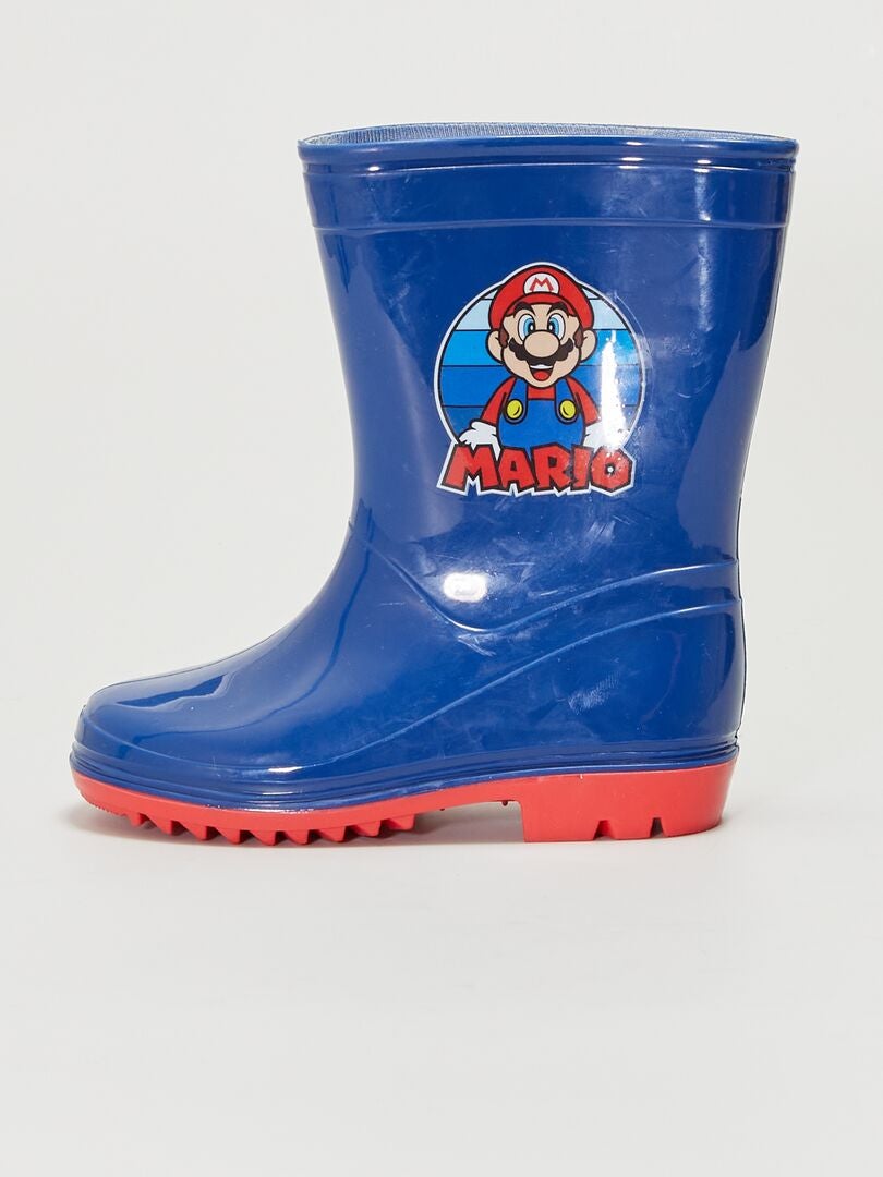 Bottes de pluie 'Mario' 'Nintendo' BLEU - Kiabi