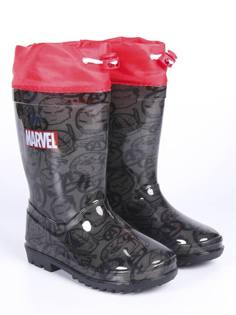 Bottes de pluie 'Marvel' noir - Kiabi