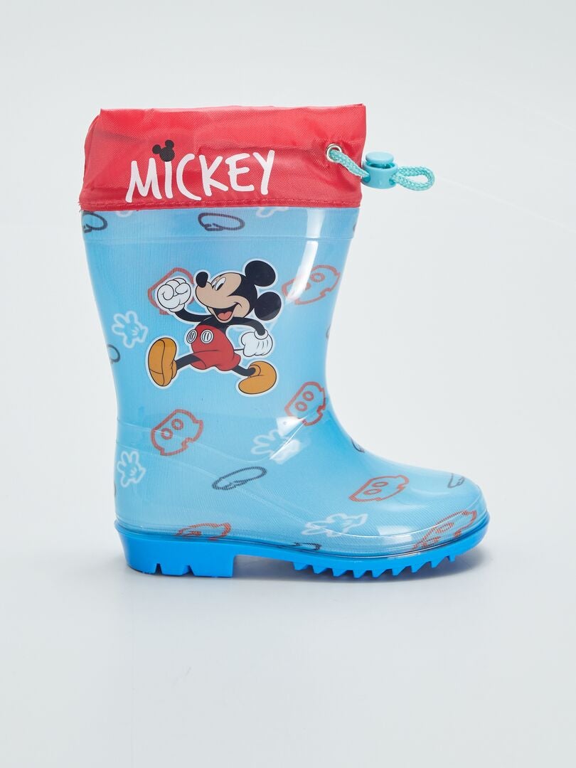 Bottes de pluie 'Mickey' bleu - Kiabi