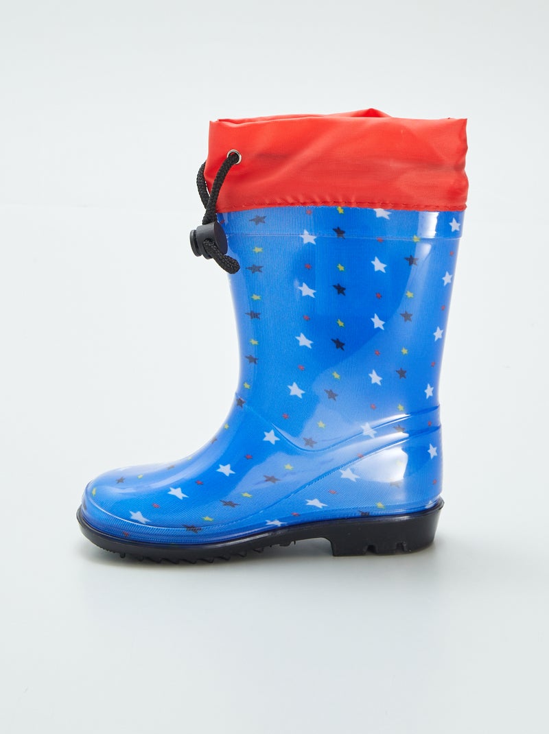 Bottes de pluie 'Mickey' 'Disney' bleu - Kiabi
