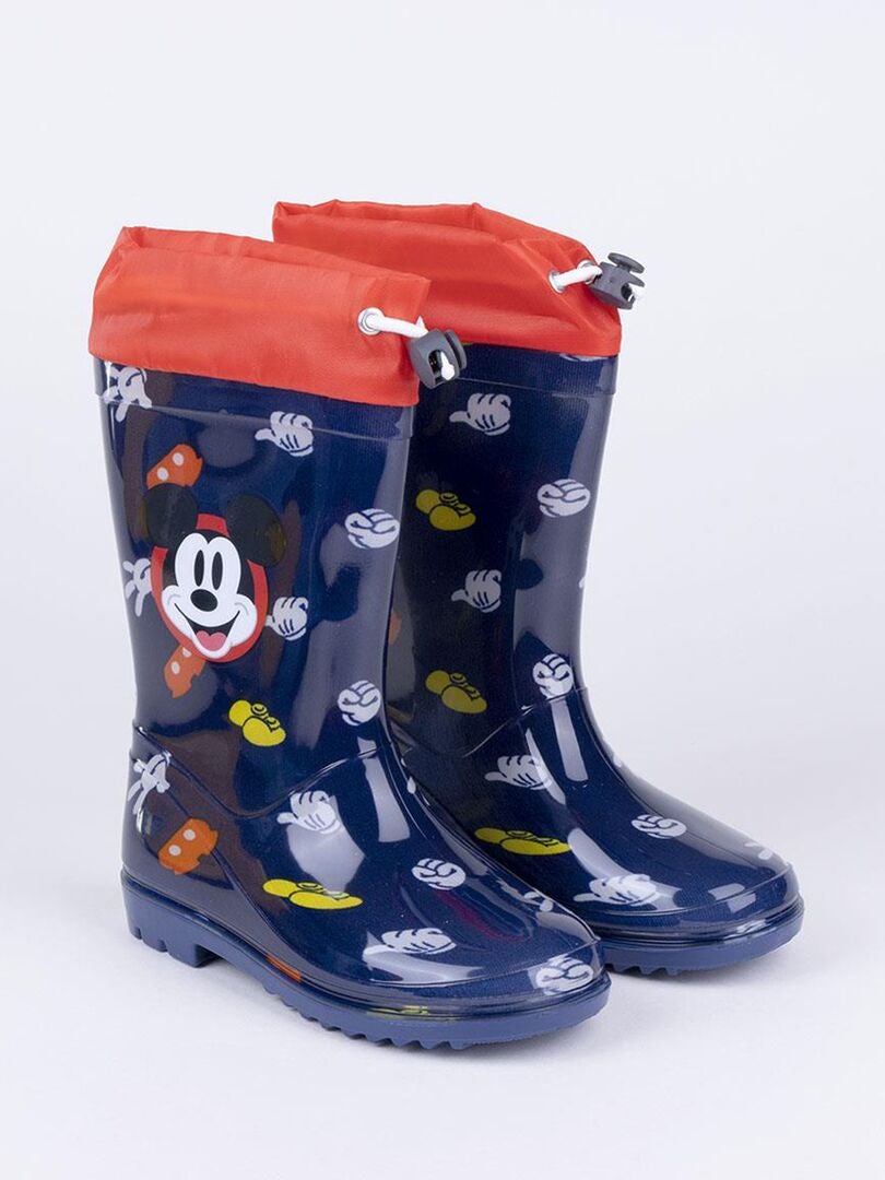 Bottes de pluie 'Mickey' 'Disney' Bleu marine - Kiabi