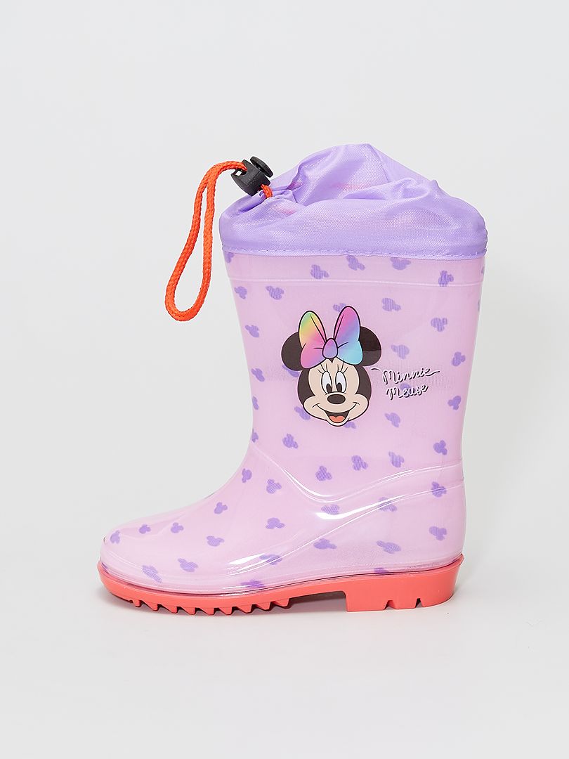 Bottes de pluie 'Minnie' de 'Disney' violet - Kiabi