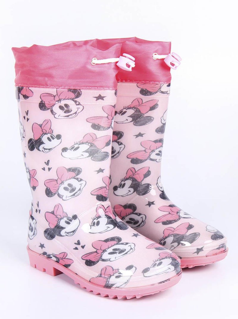 Bottes de pluie 'Minnie' rose - Kiabi