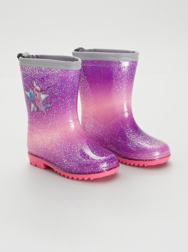 Bottes de pluie 'mon petit poney' Rose - Kiabi