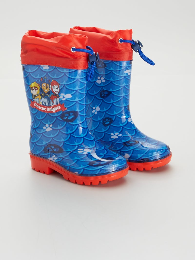 Bottes de pluie 'Pat' Patrouille' bleu - Kiabi