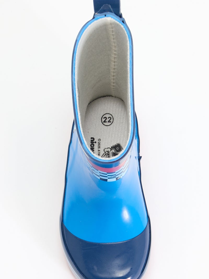 Bottes de pluie 'Pat Patrouille' Bleu - Kiabi