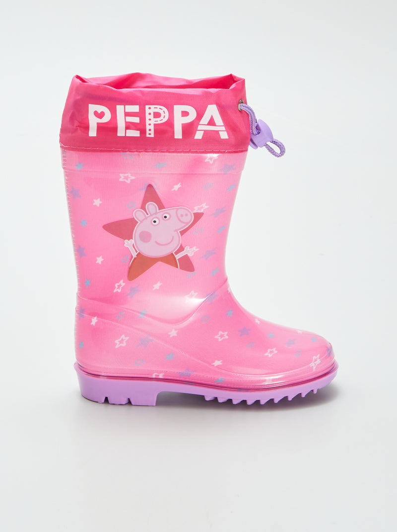 Bottes de pluie 'Peppa Pig' Rose - Kiabi