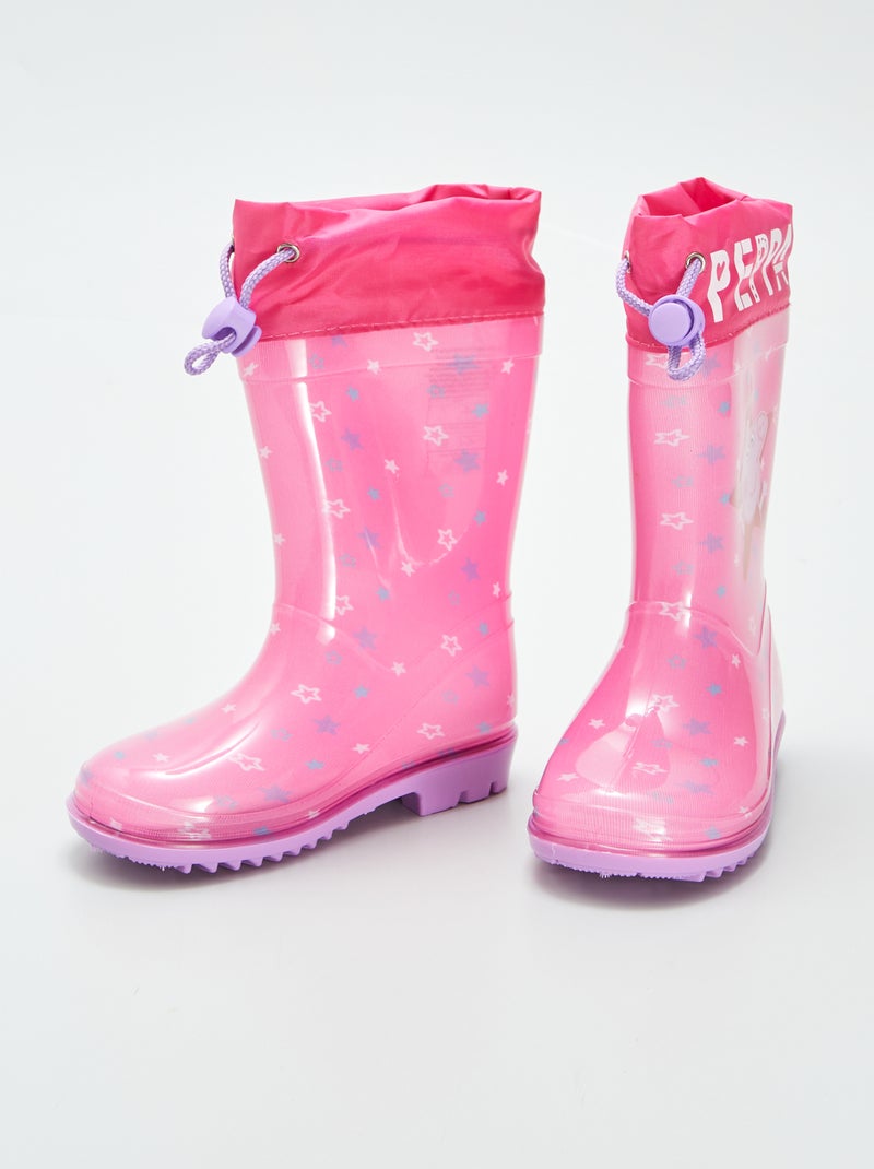 Bottes de pluie 'Peppa Pig' Rose - Kiabi