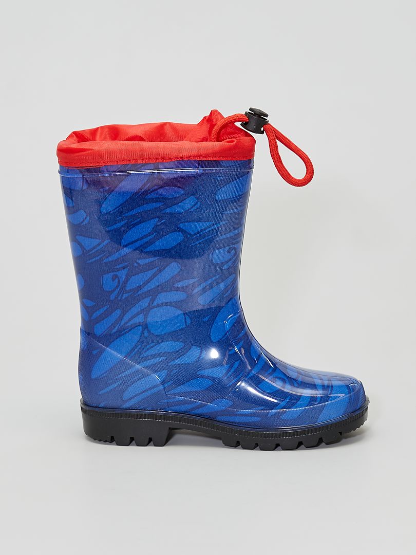 botte de pluie garcon spiderman