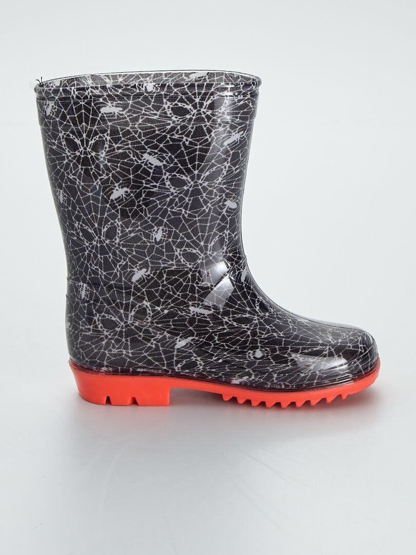 botte de pluie garcon spiderman